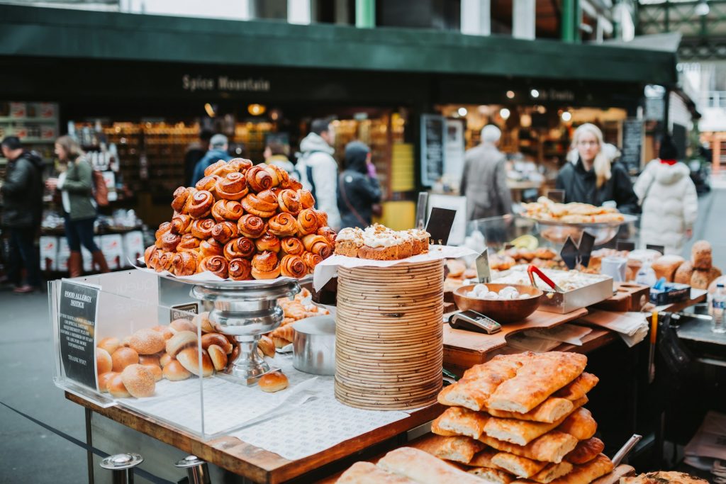 st albans food market, hertfordshire